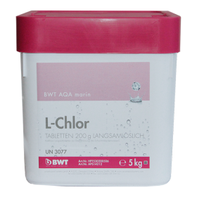 BWT AQA marin L-Chlor, медленно растворимые таблетки (200 гр), 5 кг